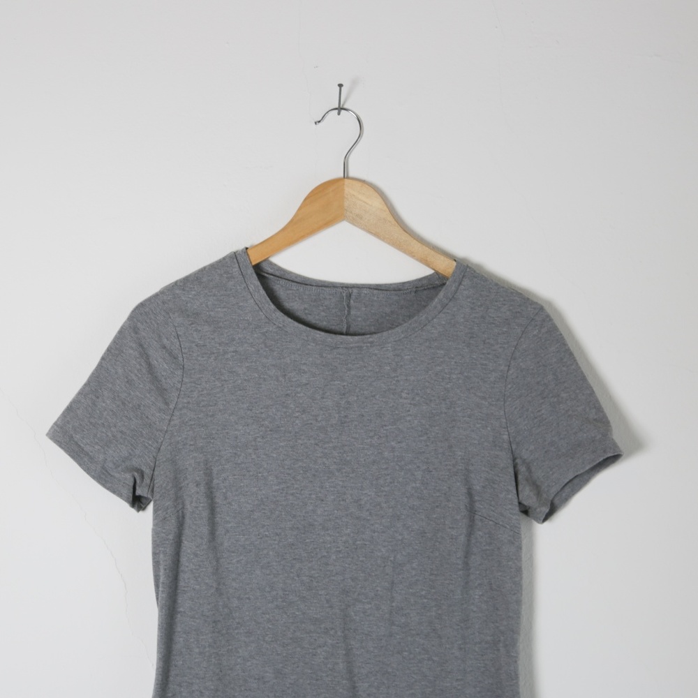 Dark Heather Jersey Dress - Picture 2 of 4